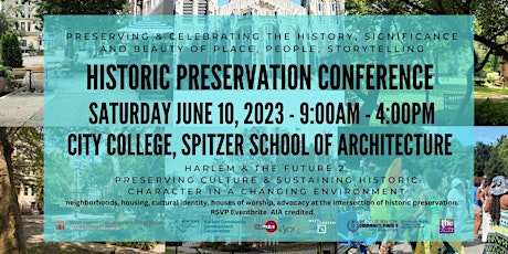 2023  Harlem Historic Preservation Conference: Harlem and the Future 2