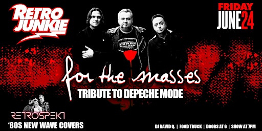 FOR THE MASSES (Depeche Mode Tribute) + RETROSPEKT (80s New Wave Covers) primary image