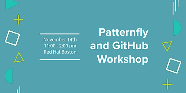BU Spark! Patternfly and GitHub for Designers Workshop