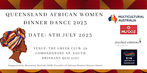 QUEENSLAND AFRICAN WOMEN DINNER DANCE 2023 primary image