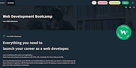 W3Schools Web Development Bootcamp: Meet the Instructors (PDT)