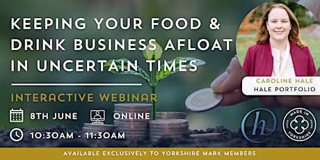 Webinar: Keeping your food & drink business afloat in uncertain times
