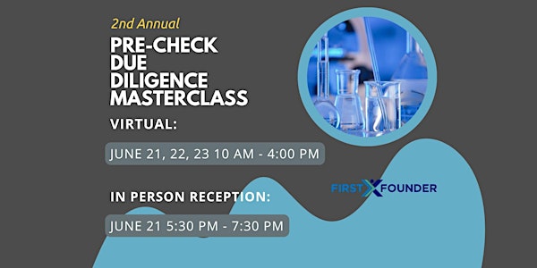 2nd Annual Pre Check Due Diligence Master Class