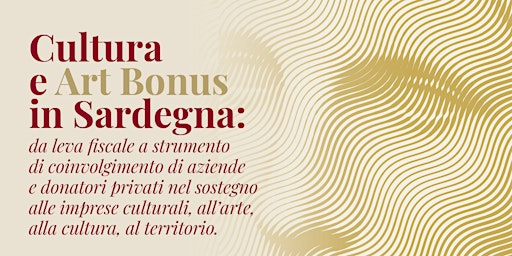"Cultura e Art Bonus in Sardegna"