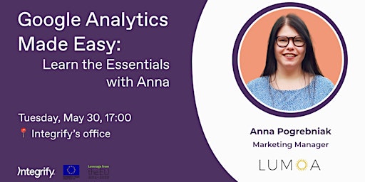 Google Analytics Made Easy: Learn the Essentials with Anna primary image