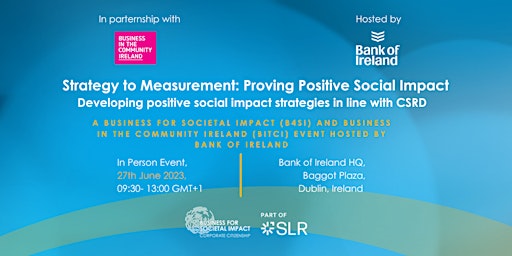 Strategy to Measurement: Proving Positive Social Impact primary image