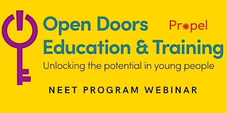 Open Doors Education and Training NEET program Webinar - CJS