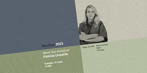 Meet the designer | Patricia Urquiola | June 13th | NeoCon Chicago  primärbild