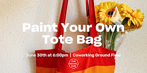 Paint Your Own Tote Bag primary image