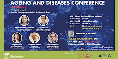 SRUK/CERU Ageing and Diseases Conference primary image