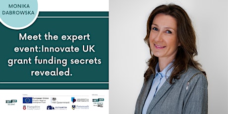 Monika Dabrowska -  Innovate UK grant funding secrets revealed