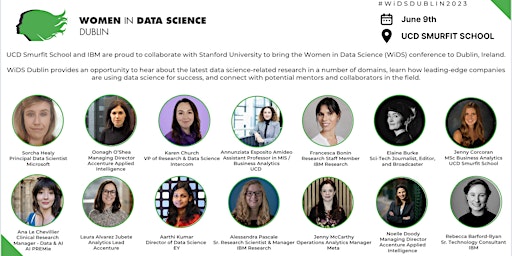 Women in Data Science (WiDS) Dublin Regional Conference 2023 primary image