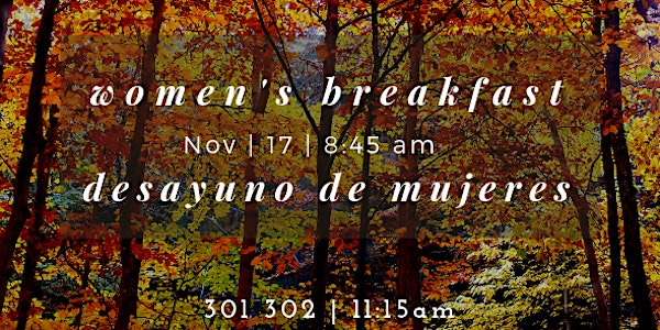 Women's Breakfast | Desayuno de Mujeres