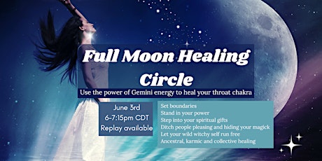 Gemini Season Full Moon Circle