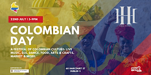 Colombian Day @ Harcourt Bar & Garden primary image