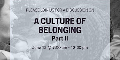Creating of A Culture of Belonging primary image