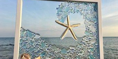 Framed Sea Glass Art Fundraiser Event