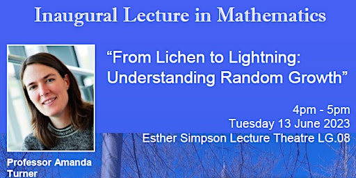 Inaugural Lecture In Mathematics - Professor Amanda Turner primary image