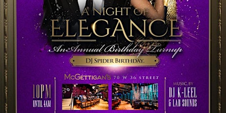 DJ SPIDER BDAY PARTY THE SCORPIO BALL 2018 "A NIGHT OF ELEGANCE"  primary image