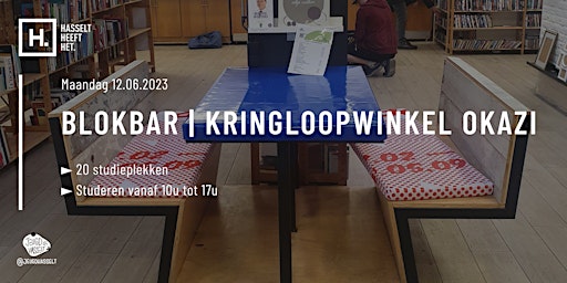 Blokbar Kringloopwinkel Okazi | 12.06.23 primary image