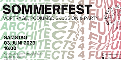 Architects For Future Sommerfest