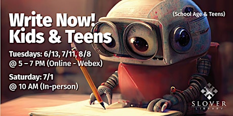 Write Now! Kids & Teens: Summer 2023