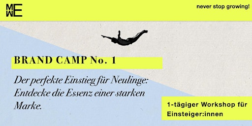 BRAND CAMP No. 1 - Der Einstieg zum Thema Marke! primary image