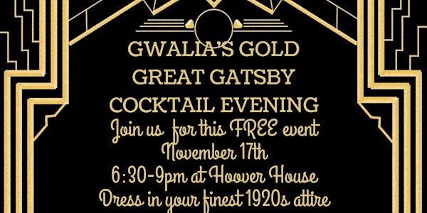 Gwalia's Gold Gatsby Cocktail Evening