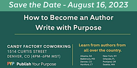How to Become an Author | Write With Purpose