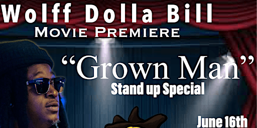 Primaire afbeelding van “Grown Man”stand up movie premiere