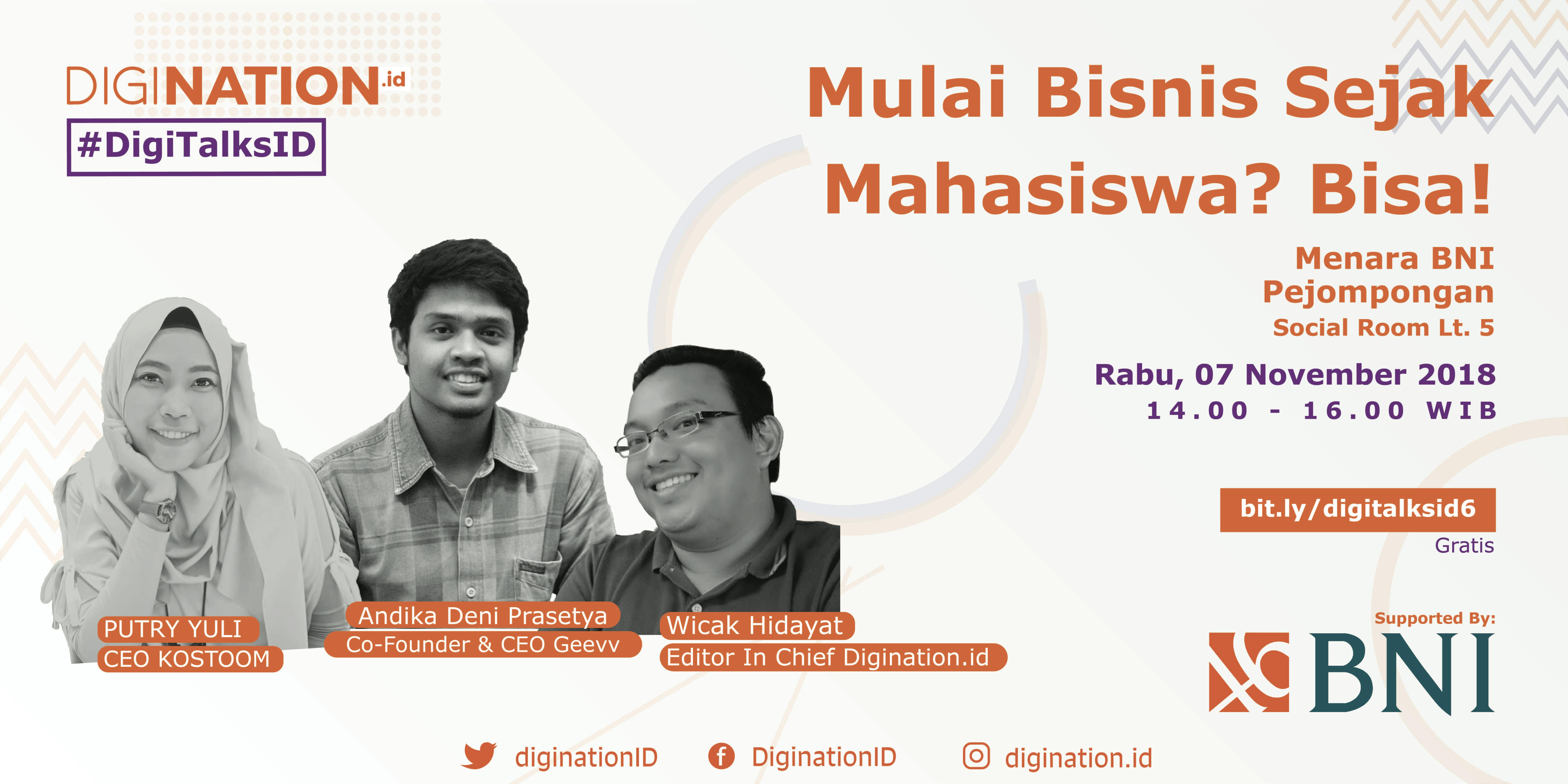 Digitalksid Mulai Bisnis Sejak Mahasiswa Bisa 7 Nov 2018 Digitalksid Mulai Bisnis Sejak Mahasiswa Bisa 7 Nov 2018