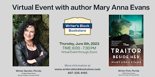 Virtual Author Event with Mary Anna Evans primary image