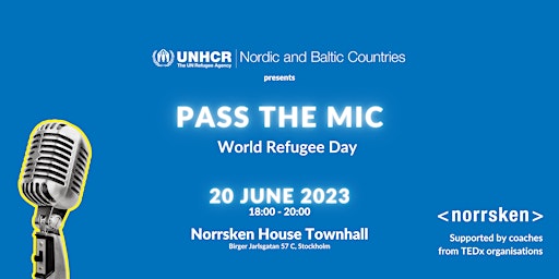 PASS THE MIC - World Refugee Day 2023 primary image