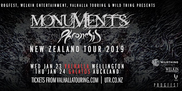 Monuments 'Phronesis' NZ Tour 2019 - Wellington