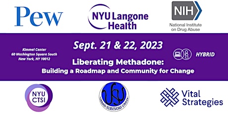 Liberating Methadone: Building a Roadmap & Community for Change
