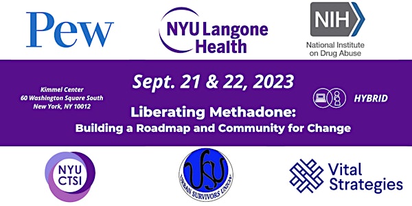 Liberating Methadone: Building a Roadmap & Community for Change