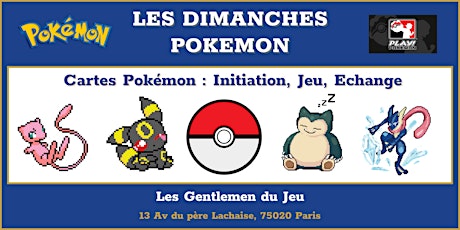 Les Dimanches Pokémon : Initiation, échanges et Jeu