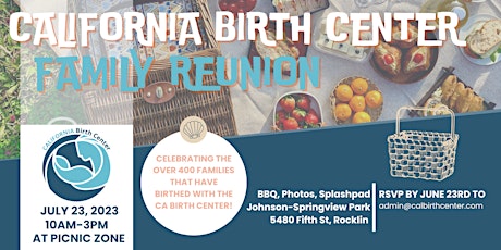 California Birth Center Family Reunion
