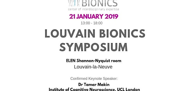 Louvain Bionics 2019 Symposium