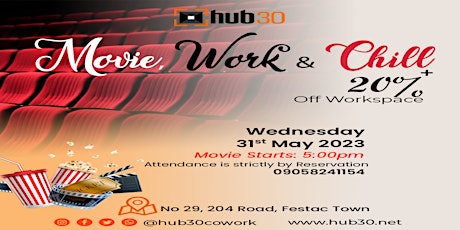 MOVIE HANGOUT PLUS DISCOUNTED WORKSPACE PASSES