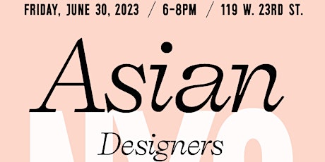 Asian Designers x NYC