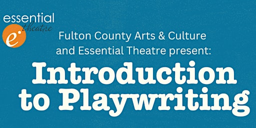 Imagem principal do evento Introduction to Playwriting