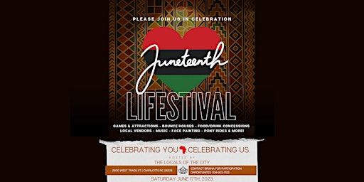 Hauptbild für Juneteenth LIFESTIVAL! Annual Festival Celebrating You, Celebrating Us