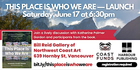 This Place Is Who We Are — Book Launch in Vancouver