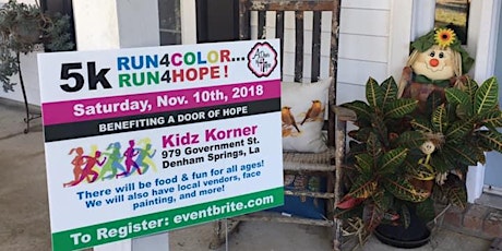 5K Run4Color...Run4Hope! Benefiting A Door of Hope primary image