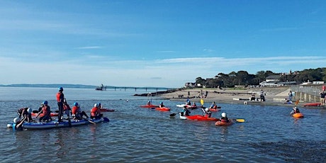 Imagem principal de Children's Morning Kayaking and Mega SUP Session for 7 to 11 year olds