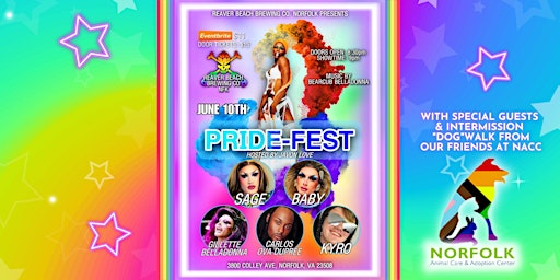Hauptbild für Pride-Fest Drag Show Hosted by Javon Love @ Reaver NFK!