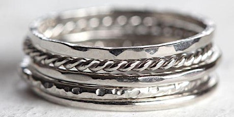 Jewlery Making Class - Make a stunning sterling silver ring set!