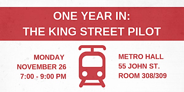One Year In: The King Street Pilot