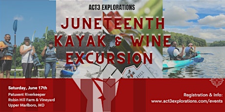 Juneteenth Kayak and Wine Excursion primary image